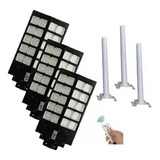 3 Focos Solares 1000w Foco Poste Solar Con Sensor