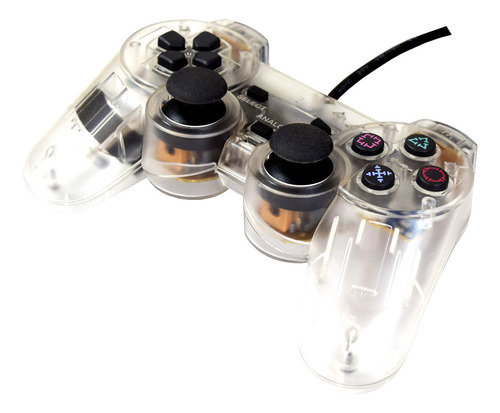 Control Alambrico Compatible Con Ps2 Y Ps1