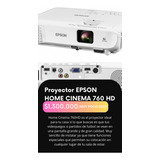 Proyector Epson Home Cinema 760hd Con Muy Poco Uso