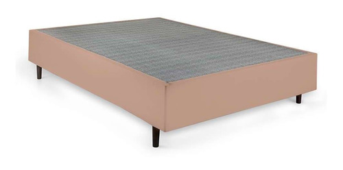 Base Para Cama Box Queen Guldi (39x158x198) Natural E Cinza