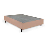 Base Para Cama Box Queen Guldi (39x158x198) Natural E Cinza