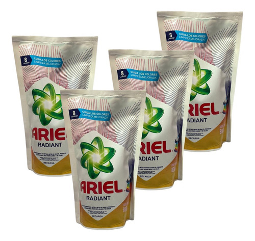 Detergente Líquido Para Ropa Ariel X 4 