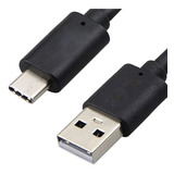 Cable Usb 2.0 Motorolatipo C Negro Con Entrada Usb