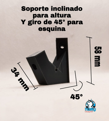 Soportes De Pared Para Bocina Logitech (sn 3 Pza Inclinacion