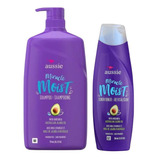 Kit Shampoo Aussie Moist 778ml Condicionador 360ml