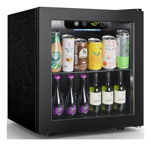 Kndko Refrigerador De Bebidas, Mini Refrigerador De 12 Botel