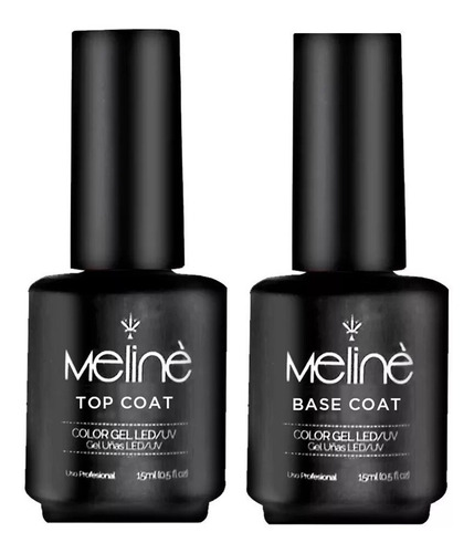 Meliné Base + Top Coat Esmalte Semipermanente Gel On Off