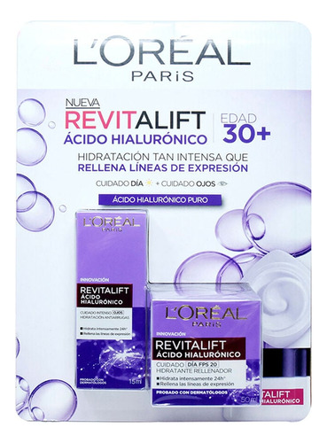 Ácido Hialurónico L'oréal Revitalift 2 Pzas