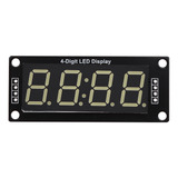 Módulo De Pantalla Led Tm1637, Reloj Con Tubo Incandescente