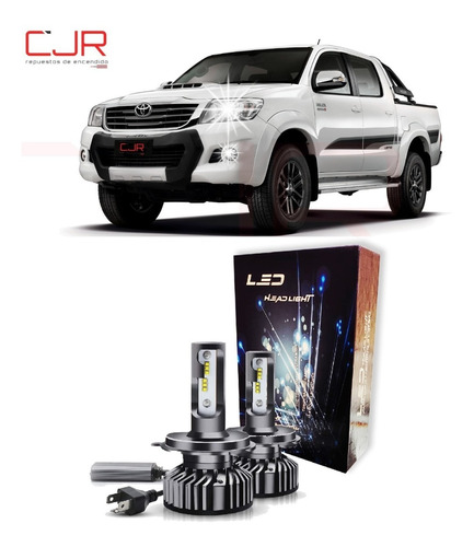 Lampara Cre Led Toyota Hilux Alta Baja 60.000 Lumenes Canbus