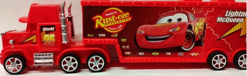 Rayo Mcqueen Tráiler   Cars Fricción 37 Cms  Envio Gratis 