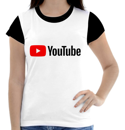 Camisa Camiseta Feminina Youtube Youtuber Canal Envio Hoj 12