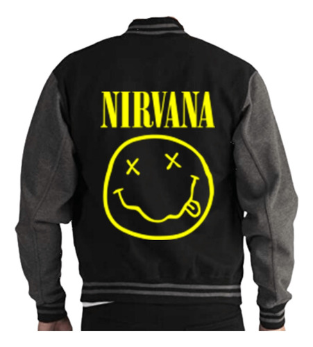 Chaqueta Beisbolera Nirvana Rock M1