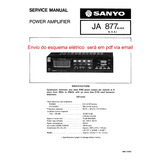 Esquema Amplificador  Sanyo Ja877 Ja 877     Via Email