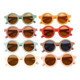 Pack 8 Lentes De Sol Para Niño Y Niña Protección Uv400 Diseño Liso