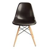 Silla De Comedor Virke Eames, Estructura Color Madera, 4 Unidades