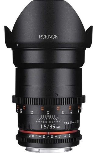 Lente Rokinon 35mm T1.5 Cine Ds Para Canon