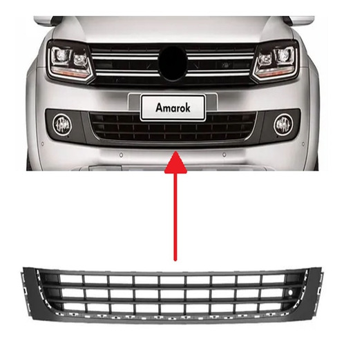 Rejilla Grilla Central Paragolpe Amarok 2013 2014 2015