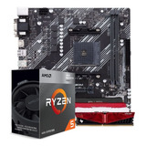 Kit Upgrade Amd Ryzen 5 4600g + Amd A320m  + 8gb