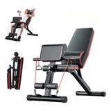 Banco De Pesas Gimnasio Multiposiciones Plegable Ajustable