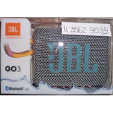 Parlante Jbl Go 3 Waterproof Nuevo Caja Cerrada