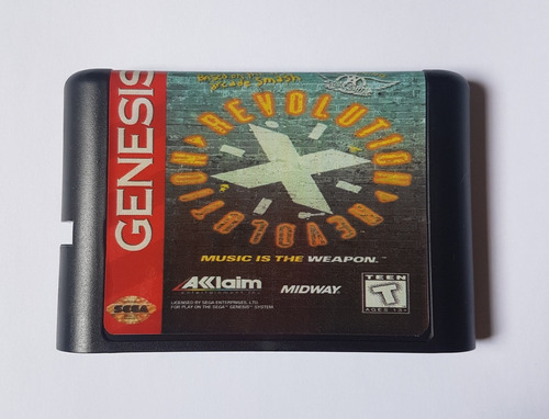 Revolution X Aerosmith Sega Mega Drive Genesis Tectoy