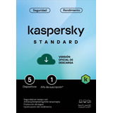 Kaspersky Standard 5 Disp 1 Año Antivirus Descargable