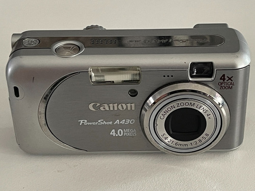 Câmera Fotográfica Canon A430 Não Funciona