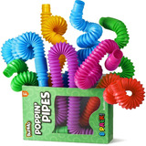 Pop It Juguete Sensorial Tubos Niños Armables X 8 Tubos