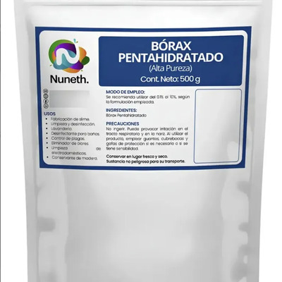 Borax Pentahidratado 500 G Para Slime Y Mas | MercadoLibre