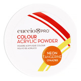 Polvo Acrílico De Color, Neón Y Mandarina, Cuccio Pro, 1.6 O