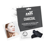 Mascarilla Facial De Tela And Esencia De Carbón Hidratante