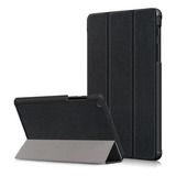 Funda Smart Cuero Pu Para Tablet Samsung Tab A7 T500 T505 Color Negro