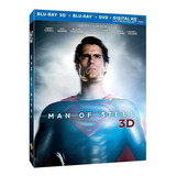 Blu Ray 3d Superman Man Of Steel Dvd Original