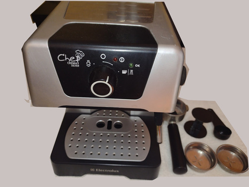 Cafetera Electrolux Express Chef Crema Silver