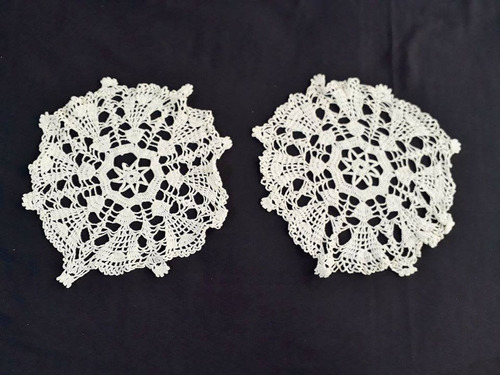 Dos Hermosas Carpetas Tejidas A Crochet