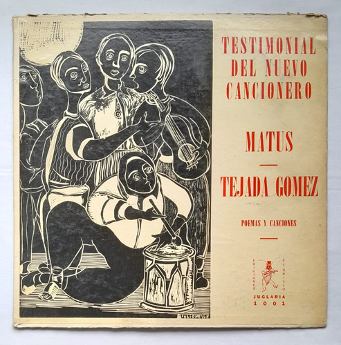 Vg Vinilo Testimonio De Nuevo Cancionero  Matus Tejada Gomez