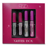 Glitter Box 2 Delineadores + 2 Lips Gloss Pzzo