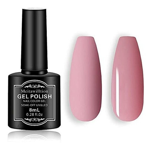 Esmalte - Meitawilltion Gel Nail Polish, 1 Pcs 8ml Bright Pi