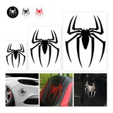 3pzs Calcomania Spiderman Araña Auto Moto Sticker Decorativo