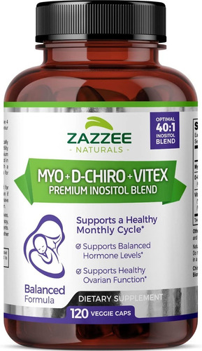 Myo-inositol 2000mg +d-chiro 50mg +vitex 500mg +fertilidad!!