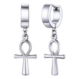 Pendientes Colgantes Punk Ankh Cross Para Mujer Y Hombre