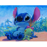 Juego Completo De Pintura Disney Stitch 5d Diy Diamond -7