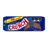 Chocolate Crunch Con Leche Y Arroz Inflado 16 Pzas De 40 Gr