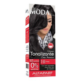 Tonalizante Ultraluminoso Alfaparf Alta Moda 10 Preto Negro