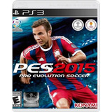 Pro Evolution Soccer Pes 2015 - Mídia Física Ps3