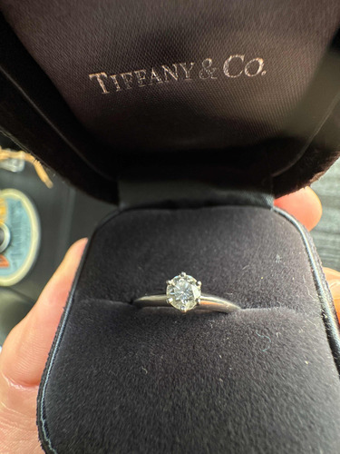 Anillo De Compromiso Tiffany & Co. Platino 29 Carat. 5.5