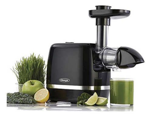 Omega Juicer H3000r Slow Masticating Extractor, 150-watt, Bl