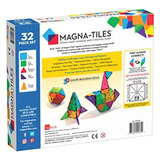 Conjunto De Colores Claros Magna-tiles De 32 Piezas, Los Ori