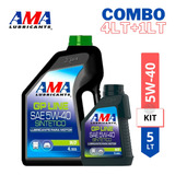 Kit Aceites Lubricantes Motor Ama Gp Sintetico 5w40 4l+1l